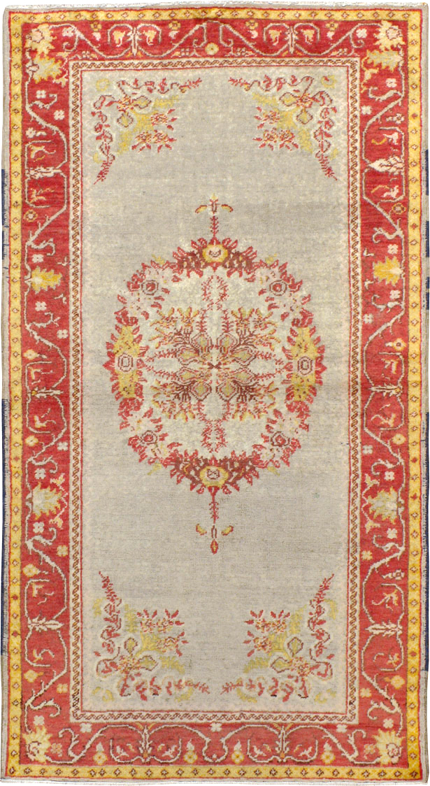 Antique Turkish Oushak Rug, No.21429 - Gss