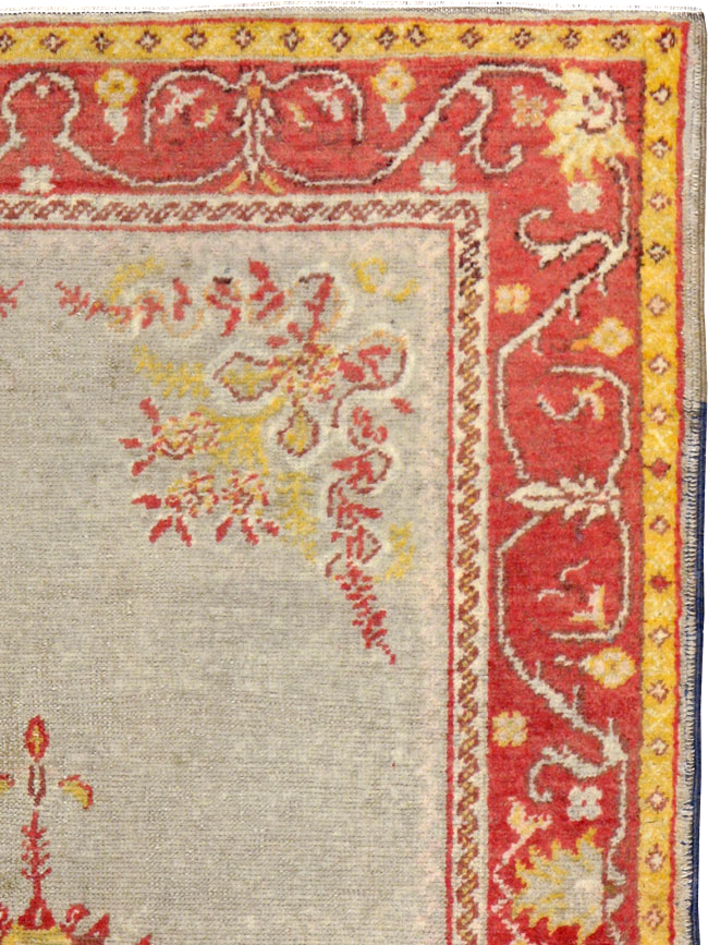 Antique Turkish Oushak Rug, No.21429 - Gss