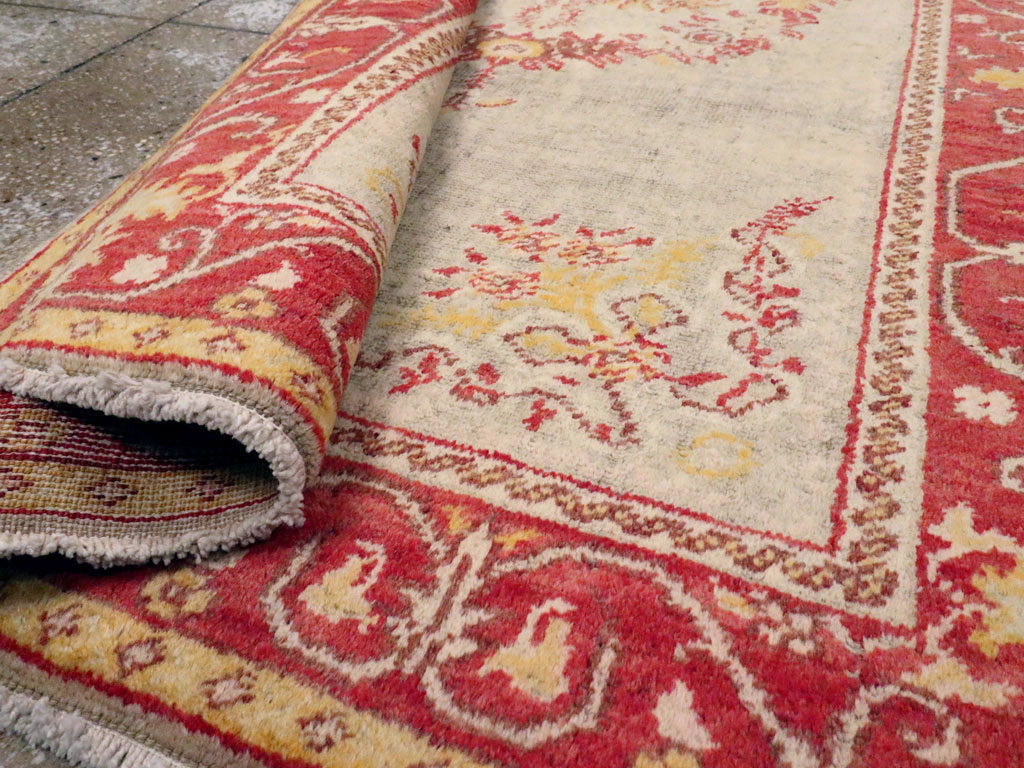 Antique Turkish Oushak Rug, No.21429 - Gss