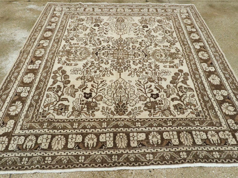 Vintage Persian Hamadan Square Rug, No.21432 - Gss