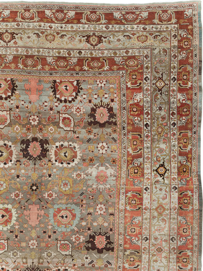 Antique Persian Bidjar Carpet, No.21437 - Gss