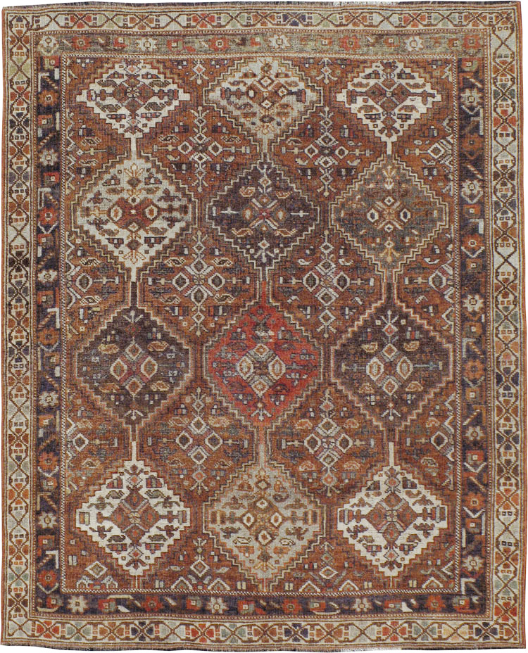 Antique Afshar Rug, No.21443 - Gss