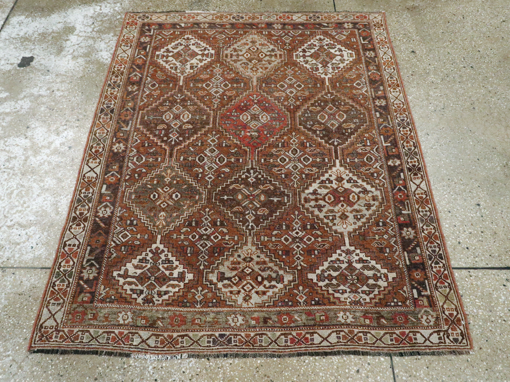 Antique Afshar Rug, No.21443 - Gss