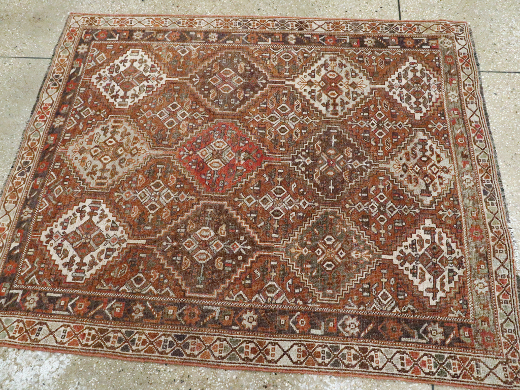 Antique Afshar Rug, No.21443 - Gss