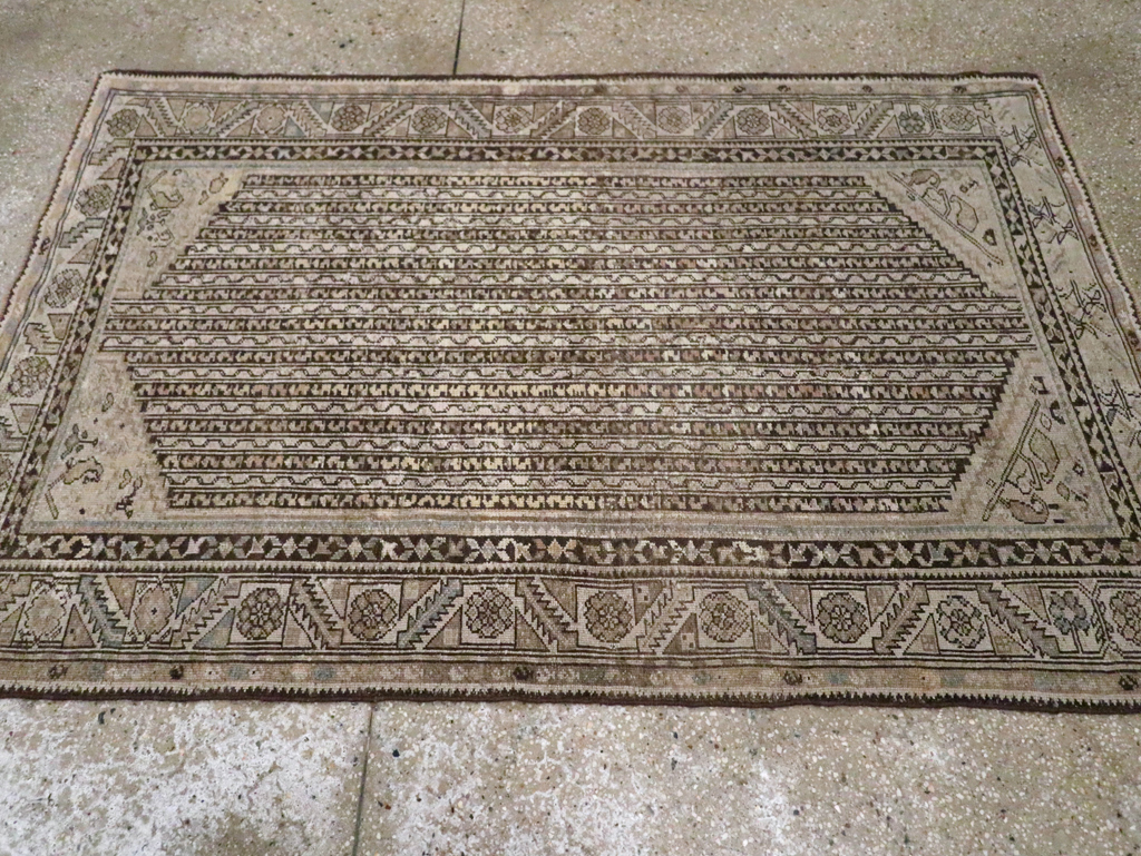 Antique Persian Kurdish Rug, No.21451 - Gss