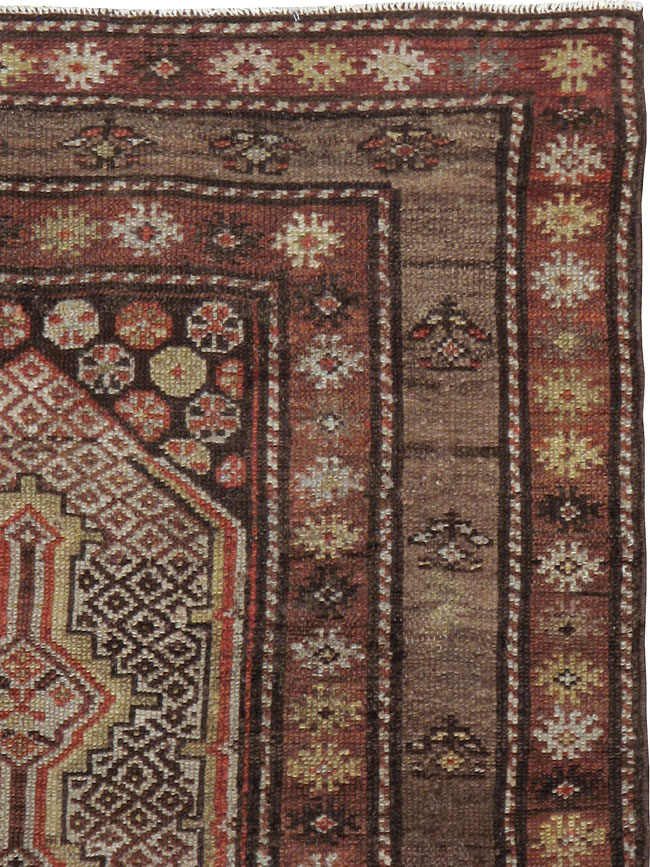 Antique Persian Kurdish Rug, No.21454 - Gss
