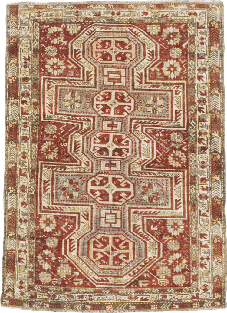 Antique Persian Kurdish Rug, No.21476 - Gss