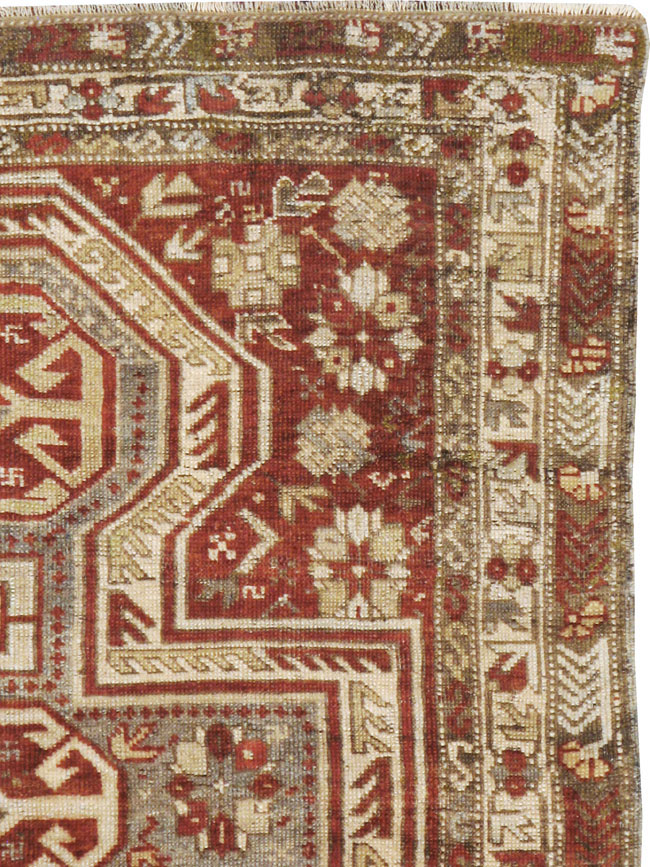 Antique Persian Kurdish Rug, No.21476 - Gss