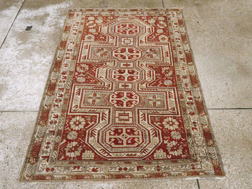 Antique Persian Kurdish Rug, No.21476 - Gss
