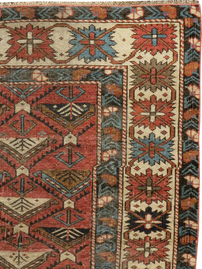 Antique Caucasian Shirvan Rug, No.21480 - Gss