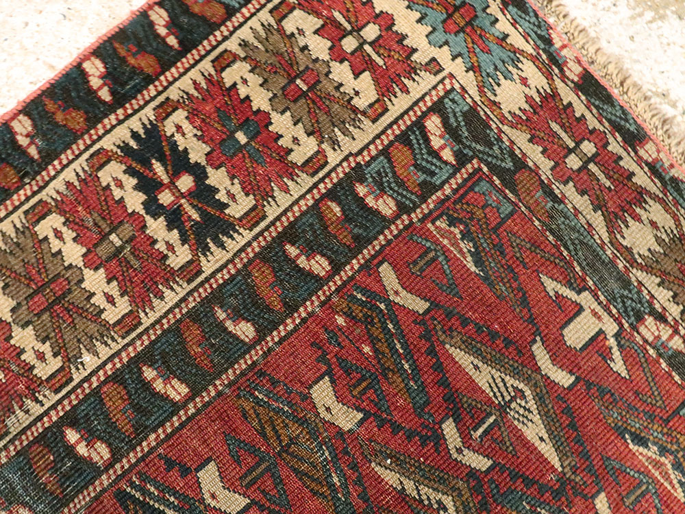 Antique Caucasian Shirvan Rug, No.21480 - Gss