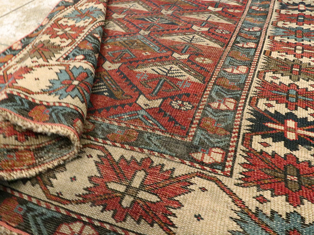 Antique Caucasian Shirvan Rug, No.21480 - Gss