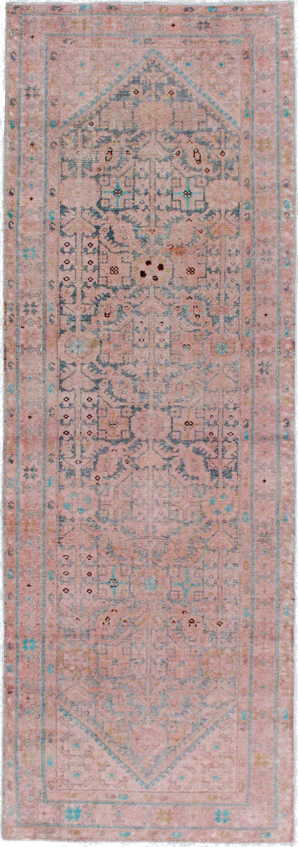 Antique Malayer Runner, No.21504 - Gss