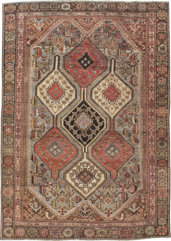 Antique Persian Afshar Rug, No.21517 - Gss