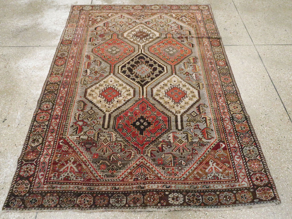Antique Persian Afshar Rug, No.21517 - Gss