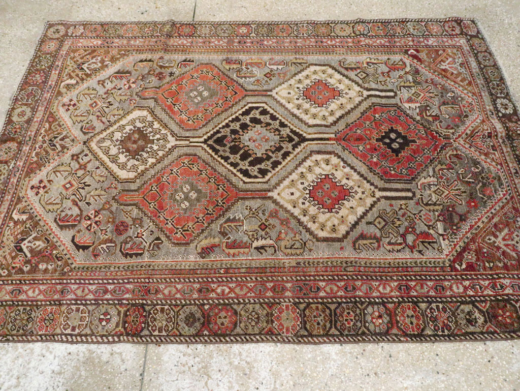 Antique Persian Afshar Rug, No.21517 - Gss