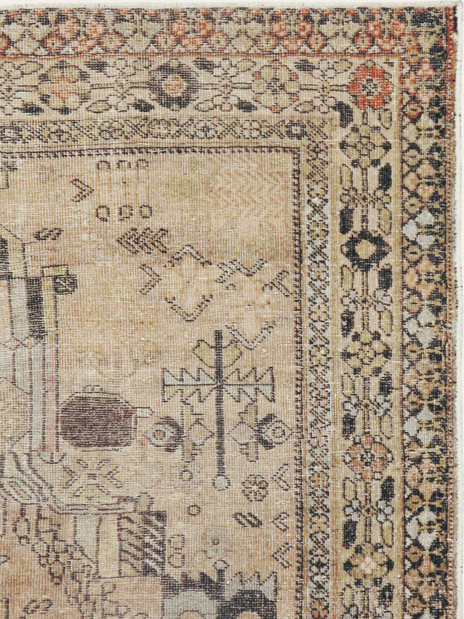 Vintage Persian Afshar Rug, No.21527 - Gss
