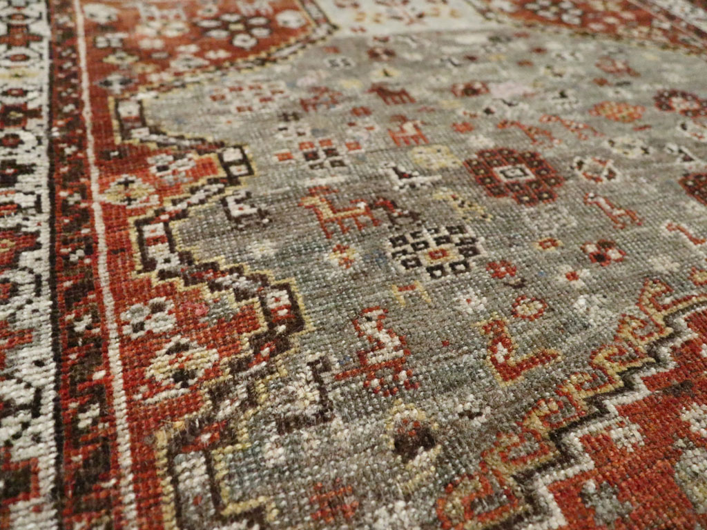 Antique Persian Khamseh Rug, No.21530 - Gss