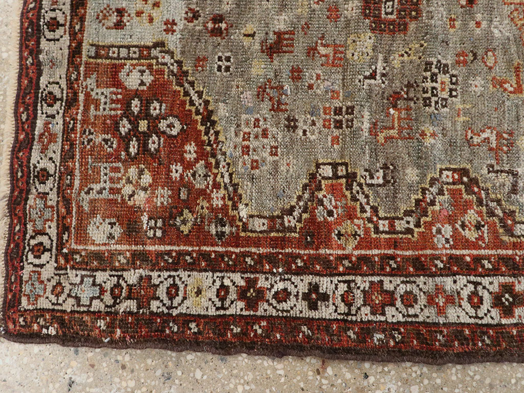 Antique Persian Khamseh Rug, No.21530 - Gss