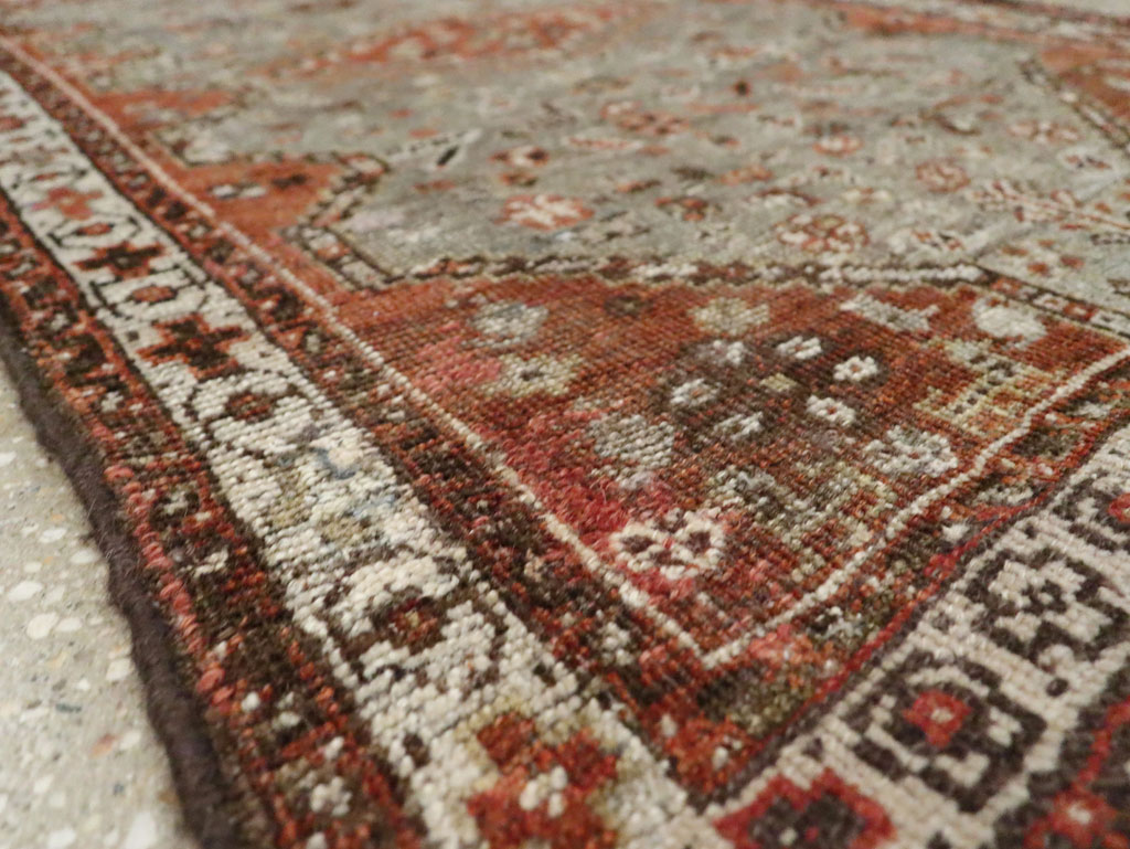 Antique Persian Khamseh Rug, No.21530 - Gss