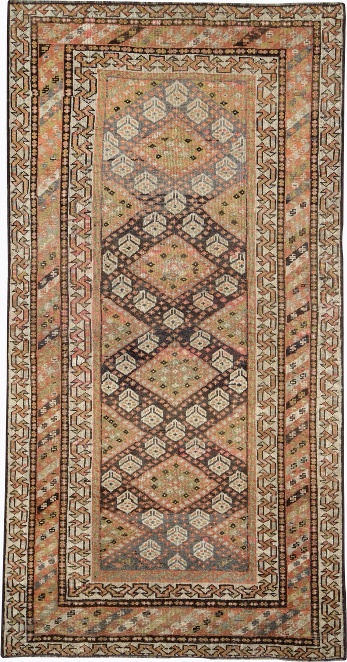 Antique Persian Khamseh Rug, No.21532 - Gss