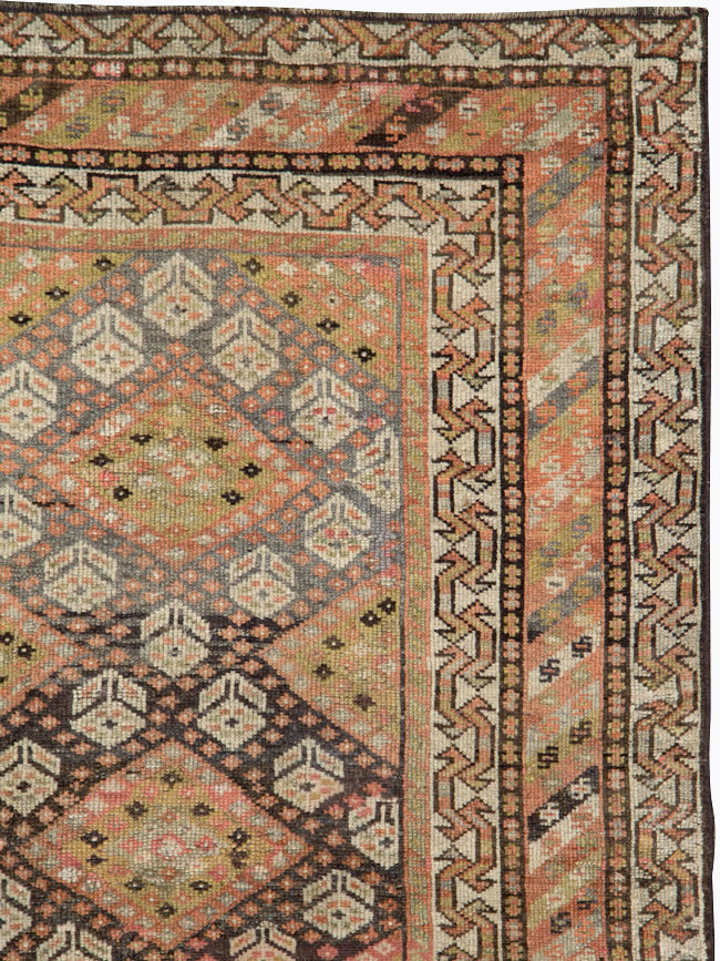 Antique Persian Khamseh Rug, No.21532 - Gss