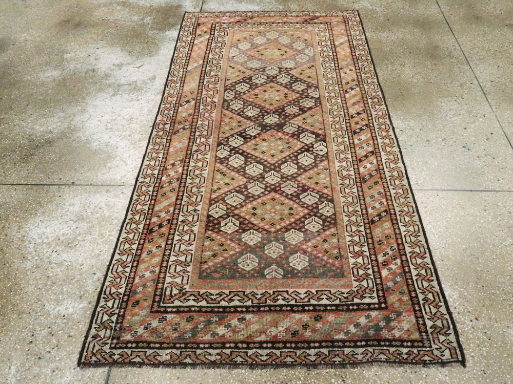 Antique Persian Khamseh Rug, No.21532 - Gss