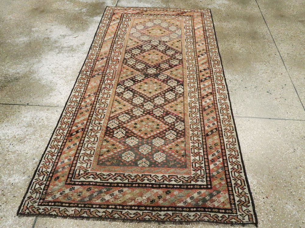 Antique Persian Khamseh Rug, No.21532 - Gss