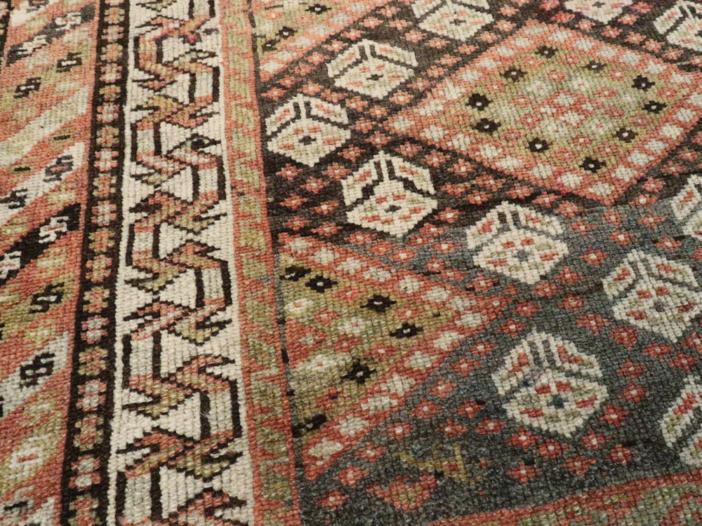 Antique Persian Khamseh Rug, No.21532 - Gss