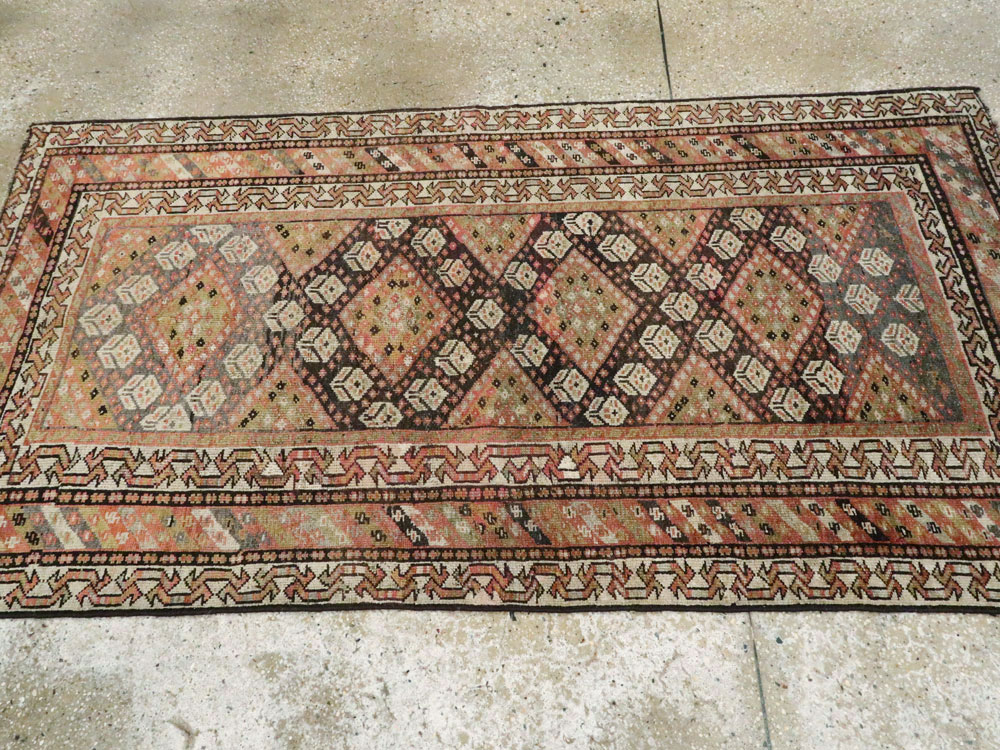 Antique Persian Khamseh Rug, No.21532 - Gss