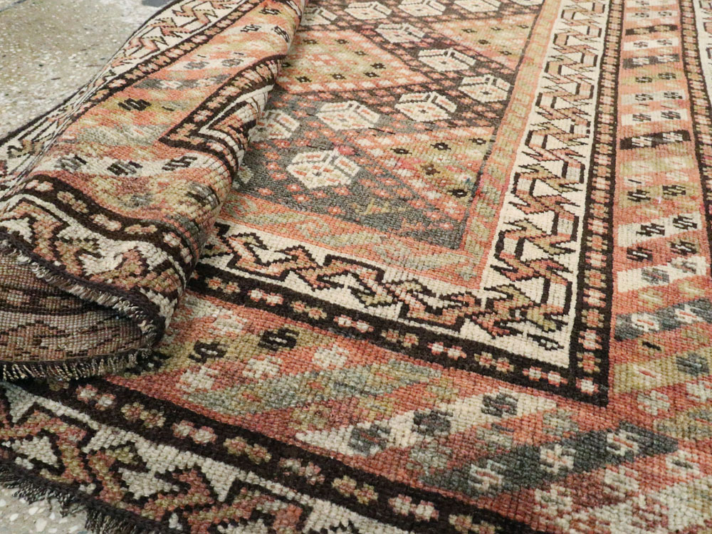 Antique Persian Khamseh Rug, No.21532 - Gss
