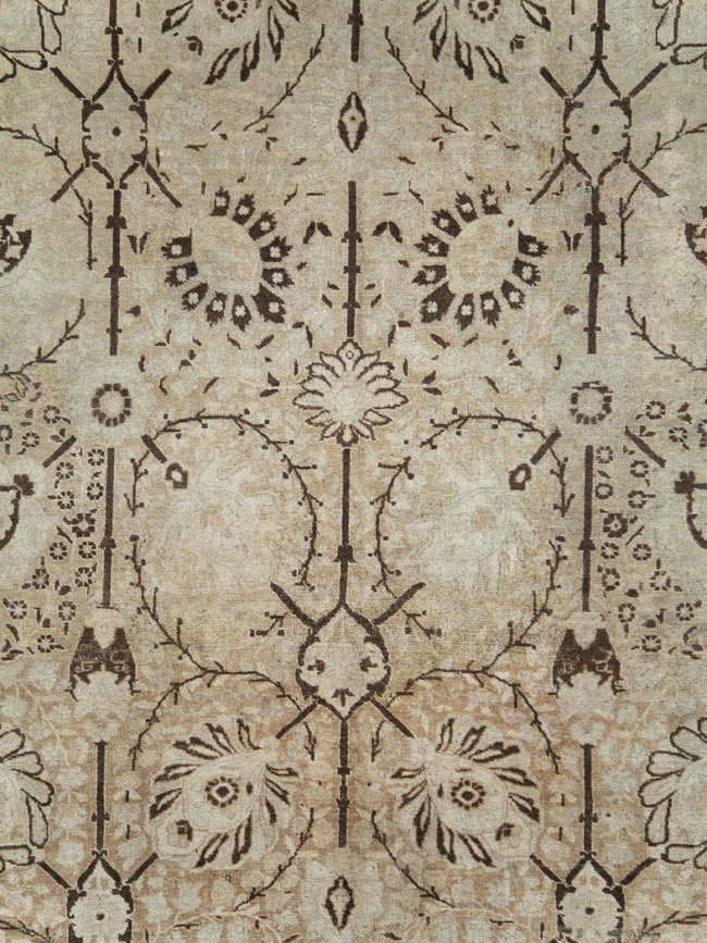 Antique Persian Tabriz Carpet, No.21553 - Gss