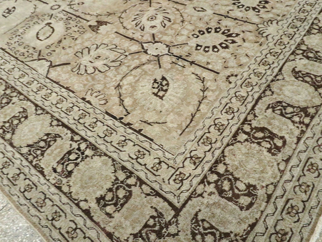 Antique Persian Tabriz Carpet, No.21553 - Gss