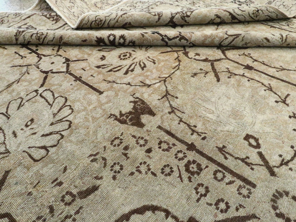 Antique Persian Tabriz Carpet, No.21553 - Gss