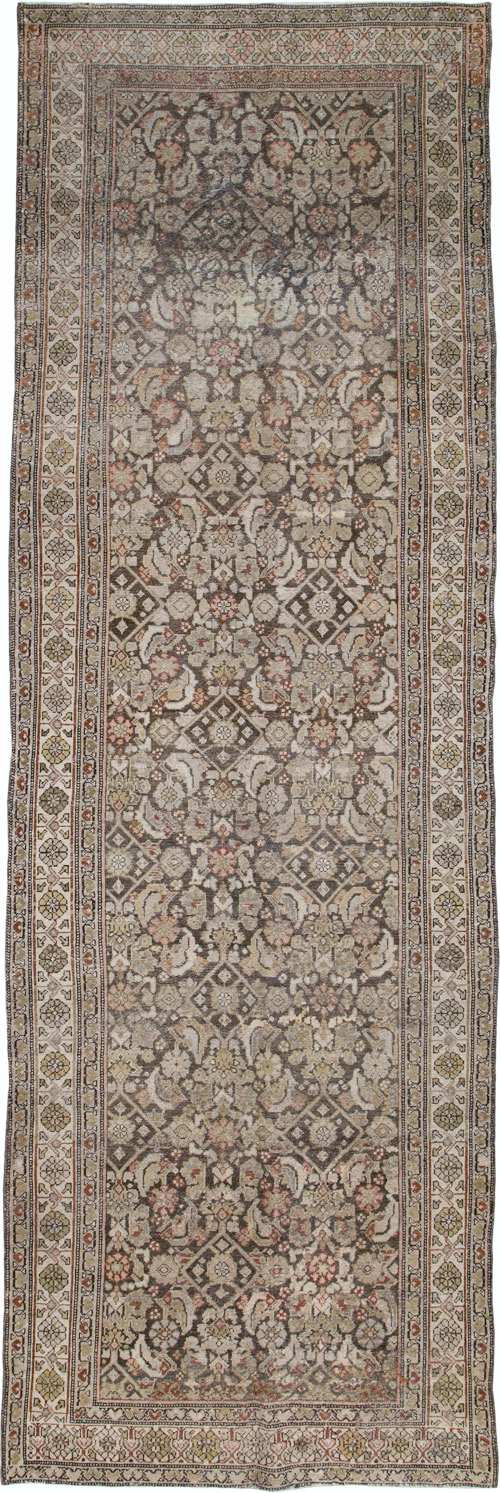 Antique Persian Malayer Runner, No.21556 - Gss