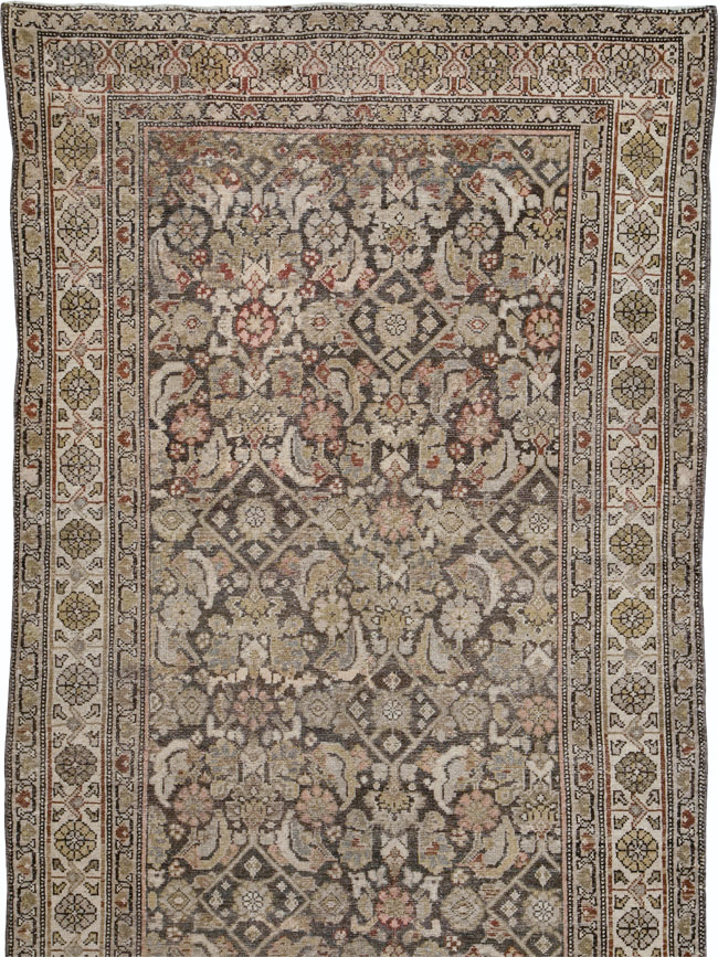 Antique Persian Malayer Runner, No.21556 - Gss