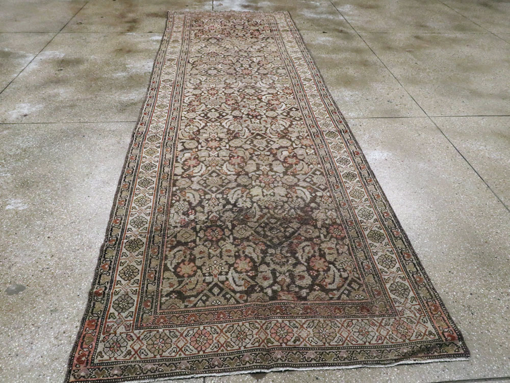 Antique Persian Malayer Runner, No.21556 - Gss