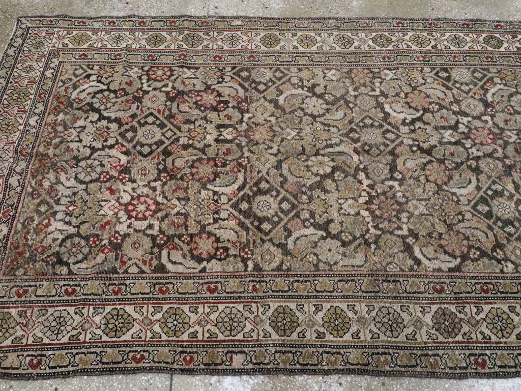 Antique Persian Malayer Runner, No.21556 - Gss