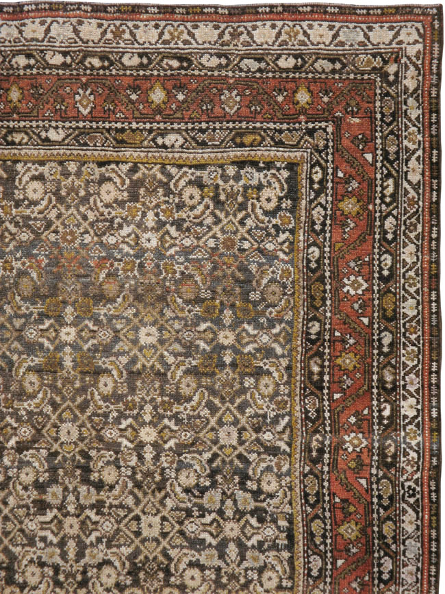 Antique Persian Kurdish Rug, No.21560 - Gss