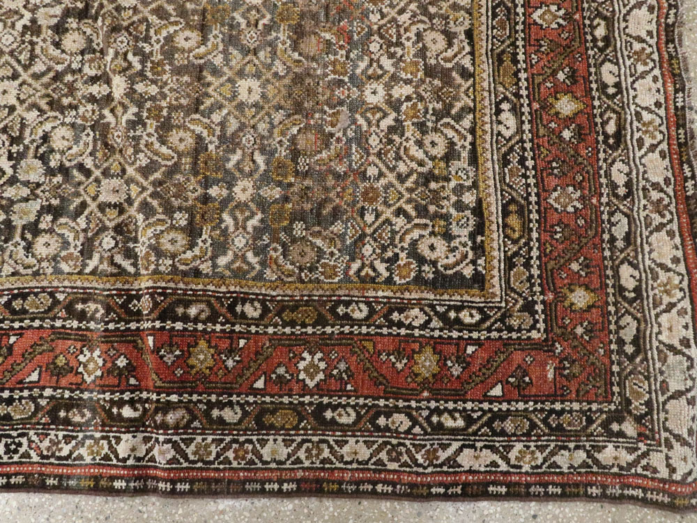 Antique Persian Kurdish Rug, No.21560 - Gss