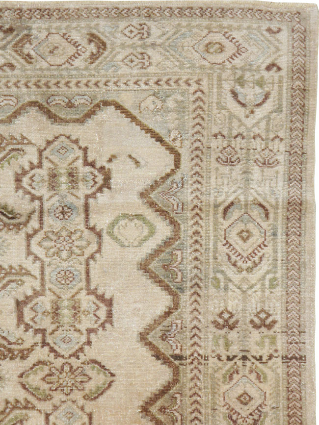 Vintage Persian Malayer Square Carpet, No.21569 - Gss