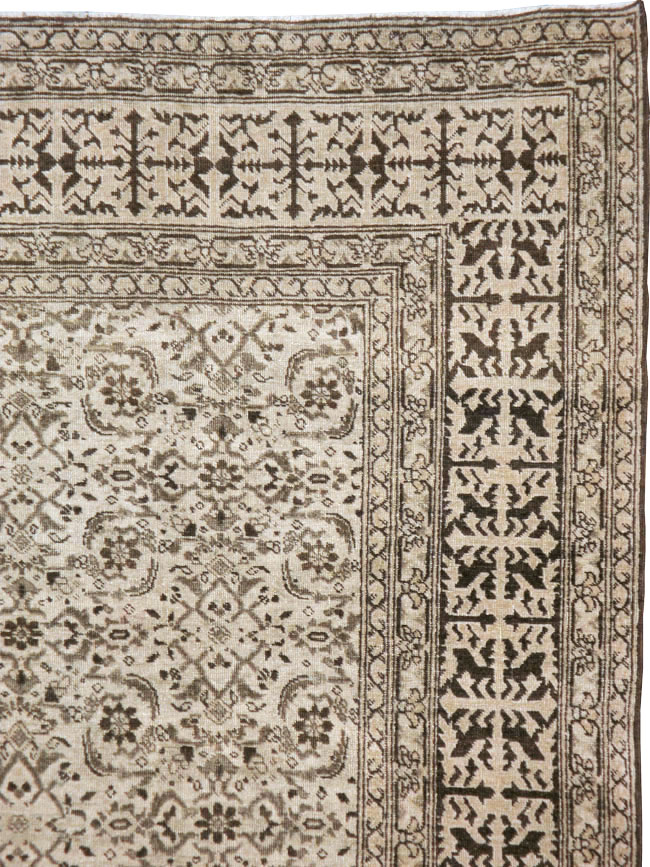 Antique Persian Tabriz Rug, No.21573 - Gss