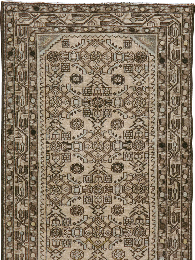 Vintage Persian Malayer Long Runner, No.21580 - Gss