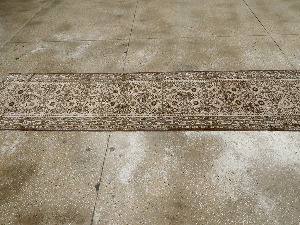 Vintage Persian Malayer Long Runner, No.21580 - Gss