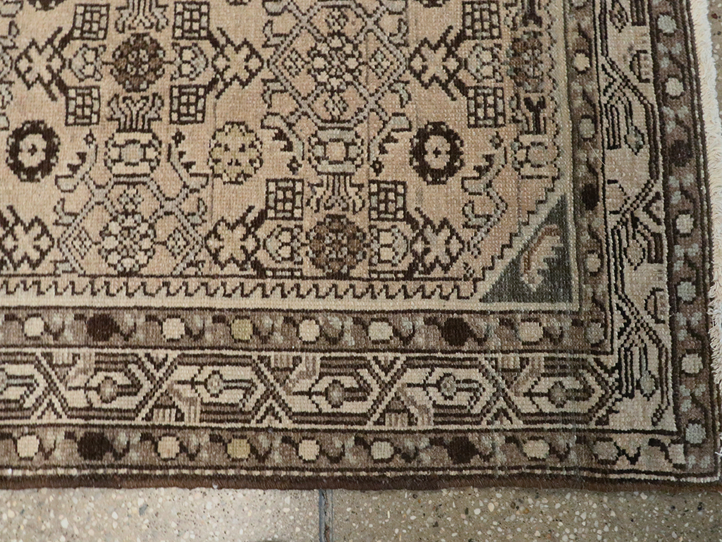 Vintage Persian Malayer Long Runner, No.21580 - Gss