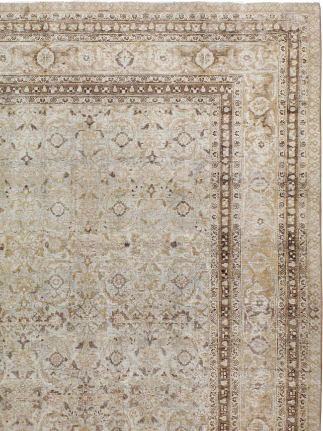 Antique Persian Tabriz Carpet, No.21582 - Gss