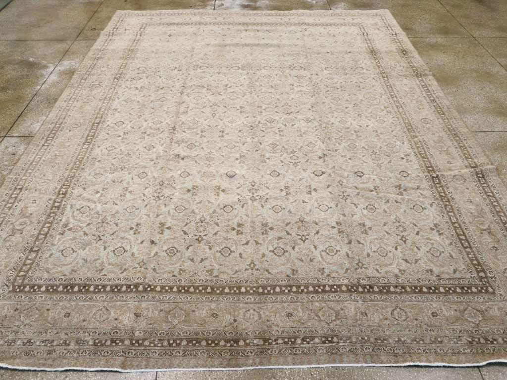 Antique Persian Tabriz Carpet, No.21582 - Gss