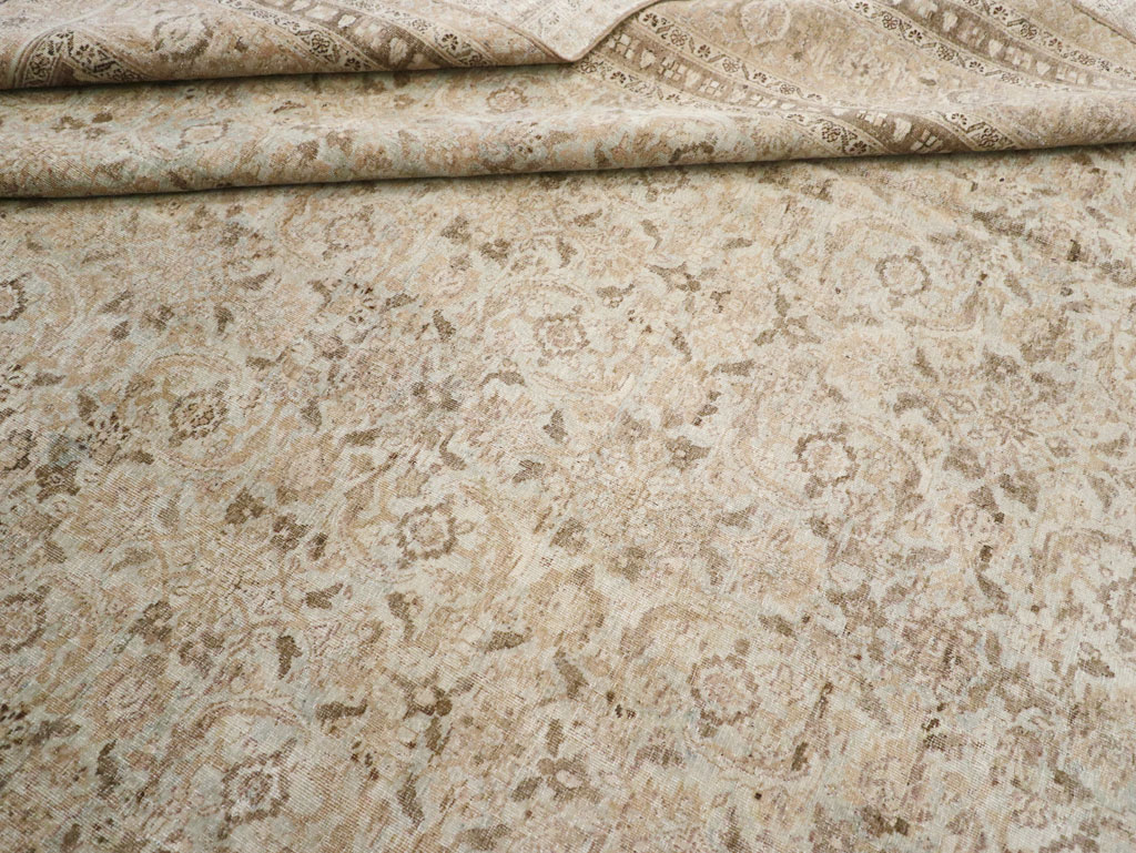 Antique Persian Tabriz Carpet, No.21582 - Gss