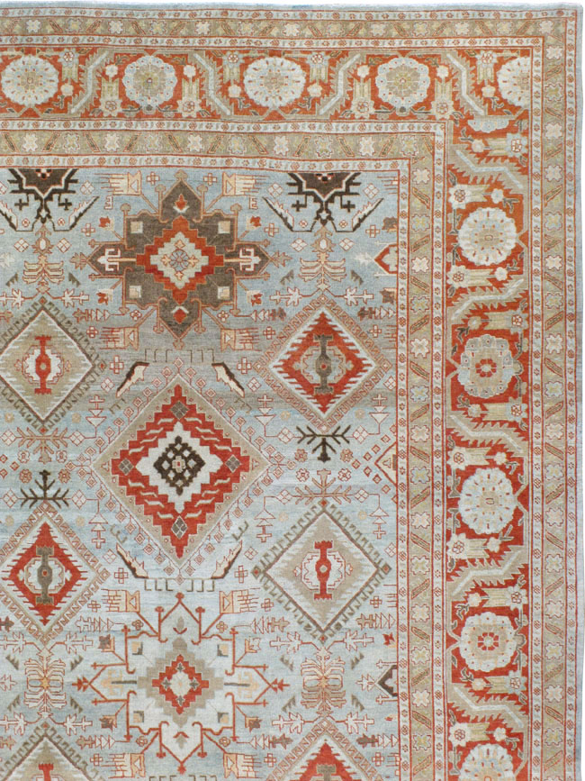 Antique Persian Tabriz Carpet, No.21584 - Gss