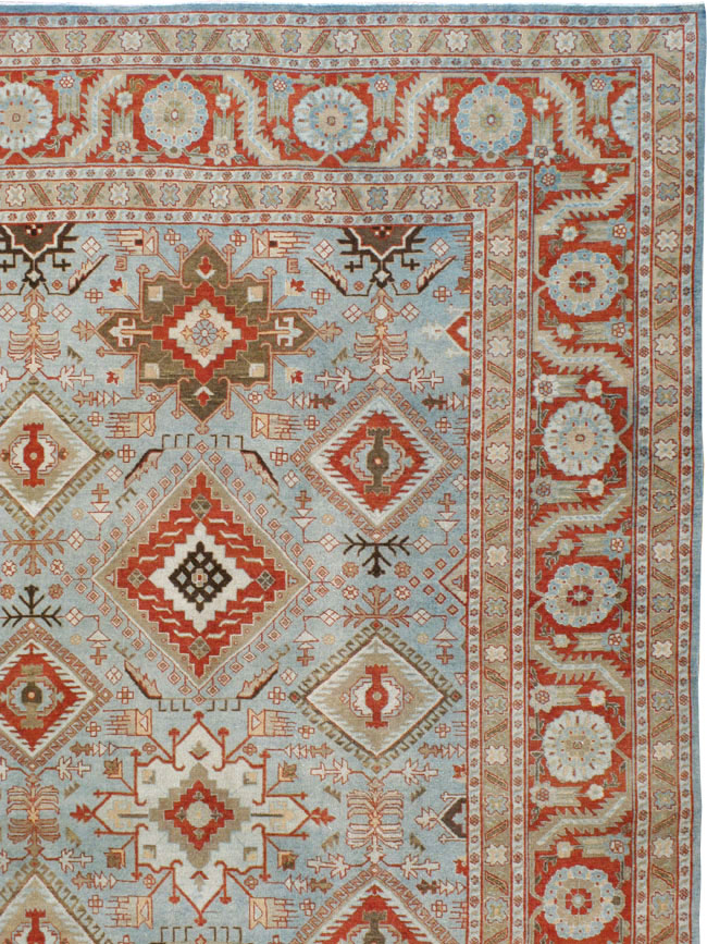 Antique Persian Tabriz Carpet, No.21584 - Gss